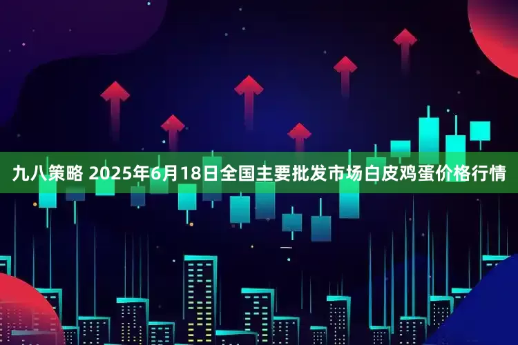 九八策略 2025年6月18日全国主要批发市场白皮鸡蛋价格行情