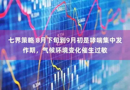 七界策略 8月下旬到9月初是哮喘集中发作期，气候环境变化催生过敏