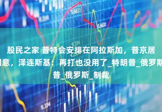 股民之家 普特会安排在阿拉斯加，普京居然能同意，泽连斯基：再打也没用了_特朗普_俄罗斯_制裁