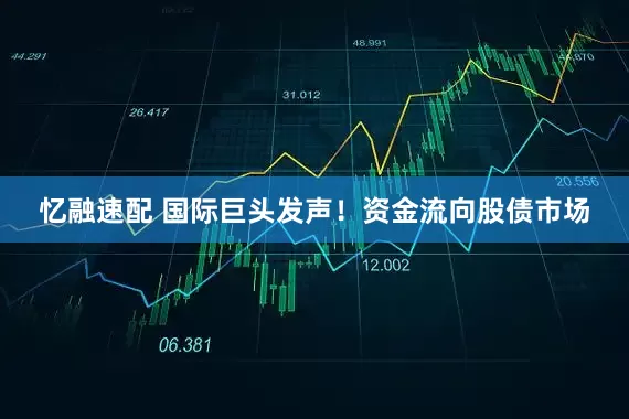 忆融速配 国际巨头发声！资金流向股债市场